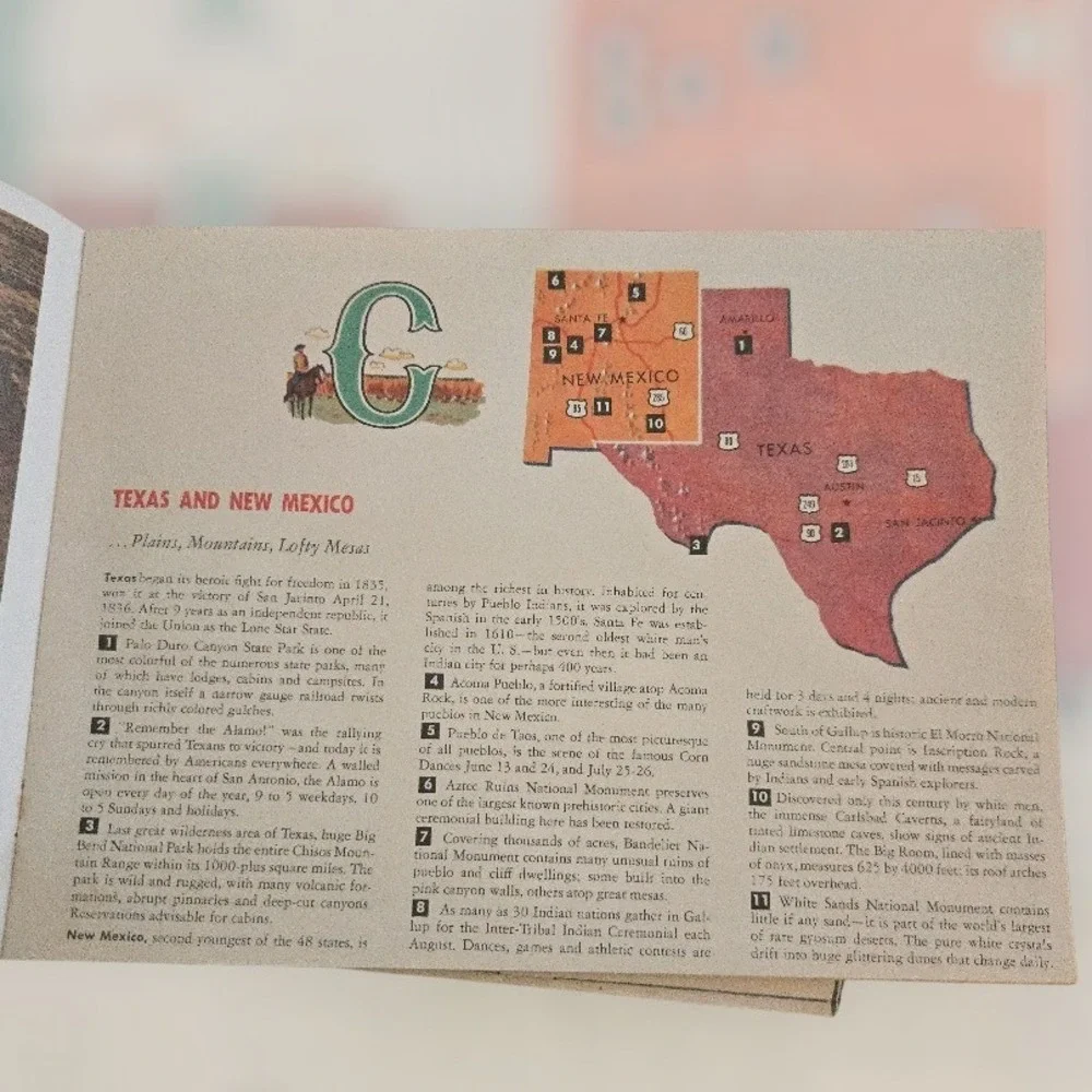 VTG Chevron Scenic West Travel Guide Trail Brochure Standard‎ Oil Map 1950s Gas